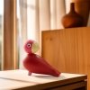Kay Bojesen SONGBIRD Ptaszek Drewniany Biały FLORA 2024 / Czerwony